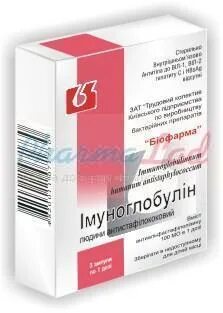 Иммуноглобулин антистафилококковый инструкция