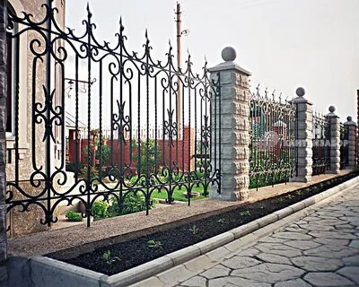 Установить кованый забор
