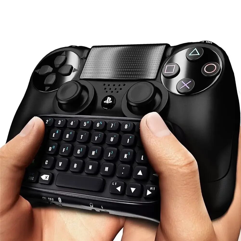 Клавиатура джойстика ps5. Мини-клавиатура chatpad. Клавиатура для dualshock 4. Клавиатура с джойстиком. Клавиатура для playstation 5.