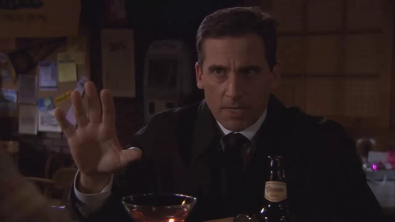 Wife died. Threat Level Midnight.