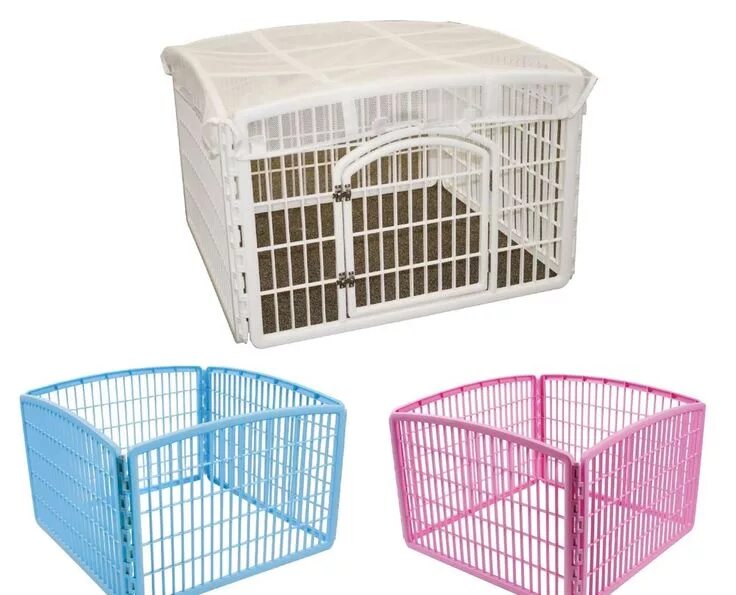 Вольер пластиковый. Пластиковый вольер для собак и кошек, пластик, 100х100х75см. пластиковый вольер для щенков. пластиковая клетка для собак. вальер для щенков пластиковый.