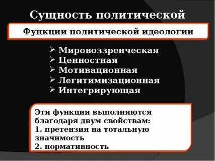 Сущность политической жизни общества