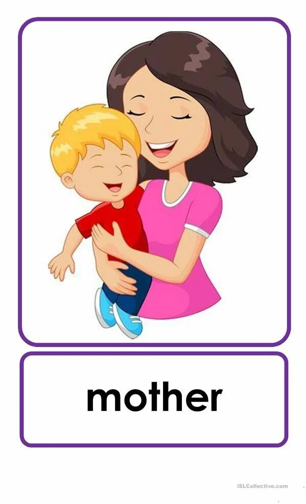 Карточка mother для детей. Семья Flashcards. Карточки Family for Kids. Карточки Family members.