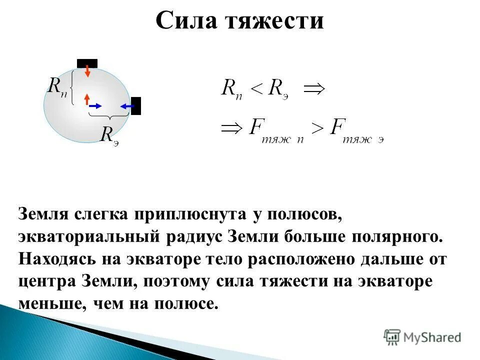 Чем меньше сила действует на тело тем