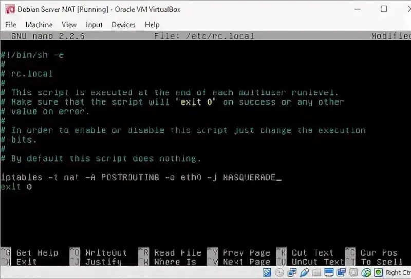 Debian nat. Debian nat