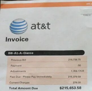 Mobile phone bill