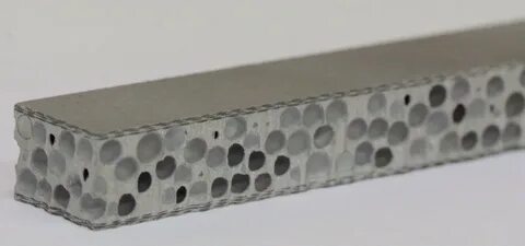 Full of holes yet strong as steel