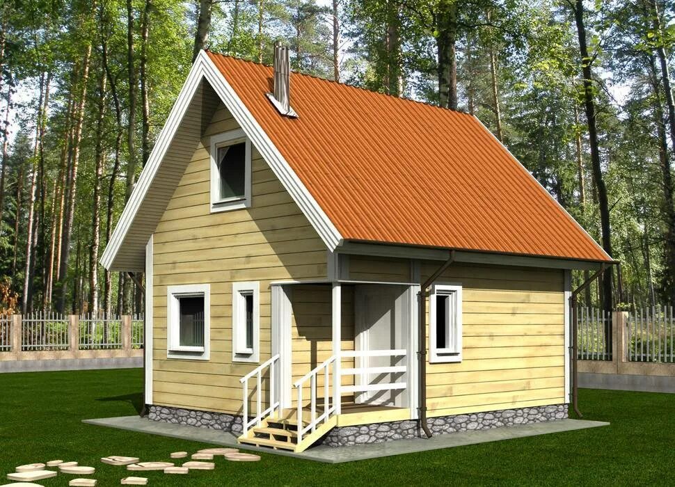 Дачный дом под ключ 6х4м купить в Саратове, цена 350 руб. от Мастер у Дачи - объ