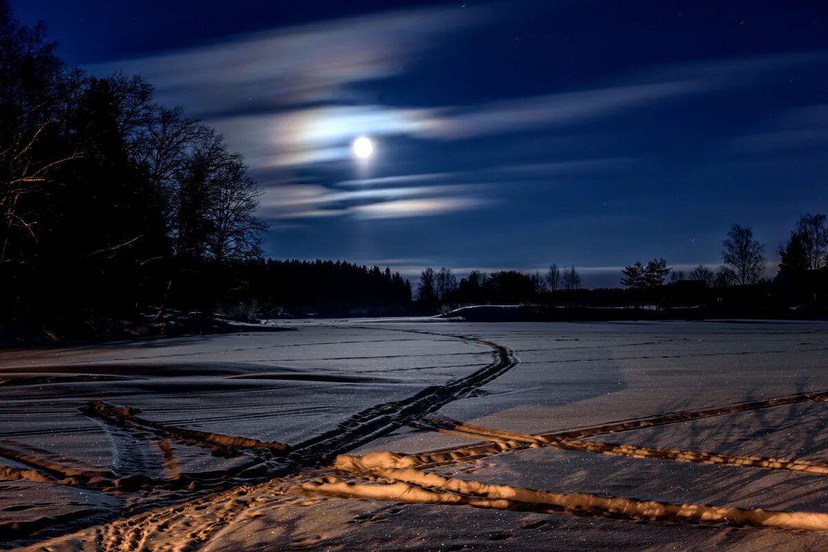 утро ранней весны. Salvador dali картины. зимняя ночь. зимняя оттепель. ночной пейзаж.