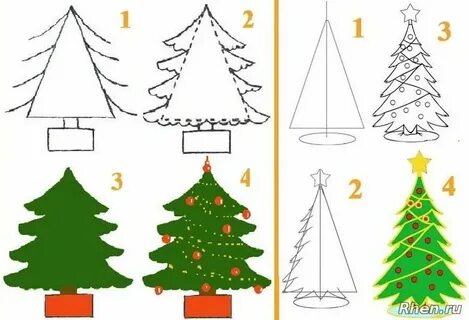 Елка пошаговая инструкция