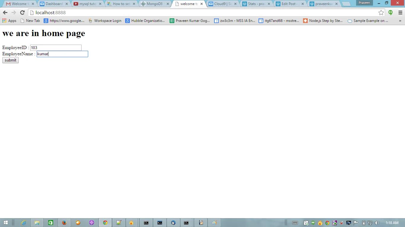 Node js бд