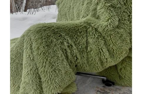 Пледы травка цвета
