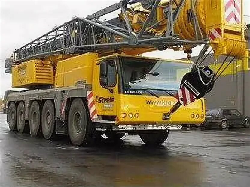 Автокран Liebherr 50т. Автокран Либхер ЛГ 1550.