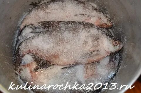 Сухой посол крупного леща