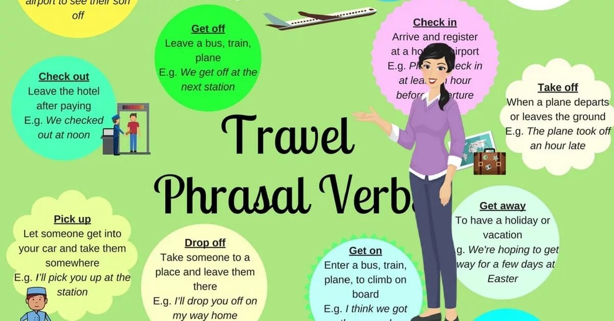 Фразовые глаголы путешествия. Get Phrasal verbs. Phrasal verbs поездка. Get off Фразовый глагол. Get out away