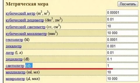 30 литров это сколько кубов