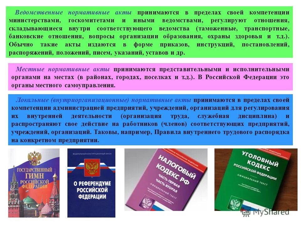 Понятие законодательный акт. Нормативно-правовой акт. Ведомственные правовые акты. Межведомственные и ведомственные нормативные правовые акты. Законодательные и нормативные акты.