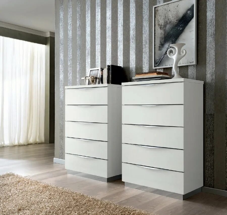 Modrest Contemporary 6 drawers White Gloss Dresser VIG-VGWCGACG02D-DR #cheapcont