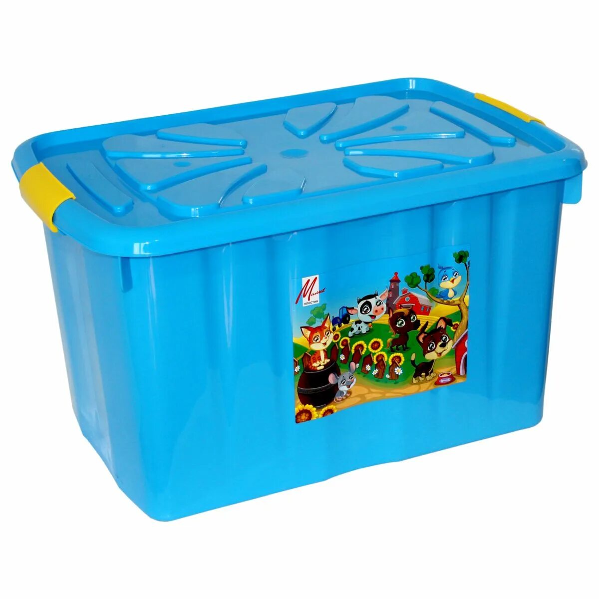 Купить контейнер для игрушек. Контейнер 55л арт.06155. Контейнер для игрушек. Детские контейнеры для игрушек. Контейнер для игрушек пластиковый.