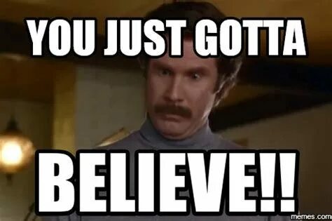 But i believe