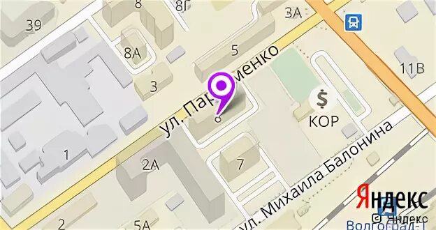 Пархоменко на карте