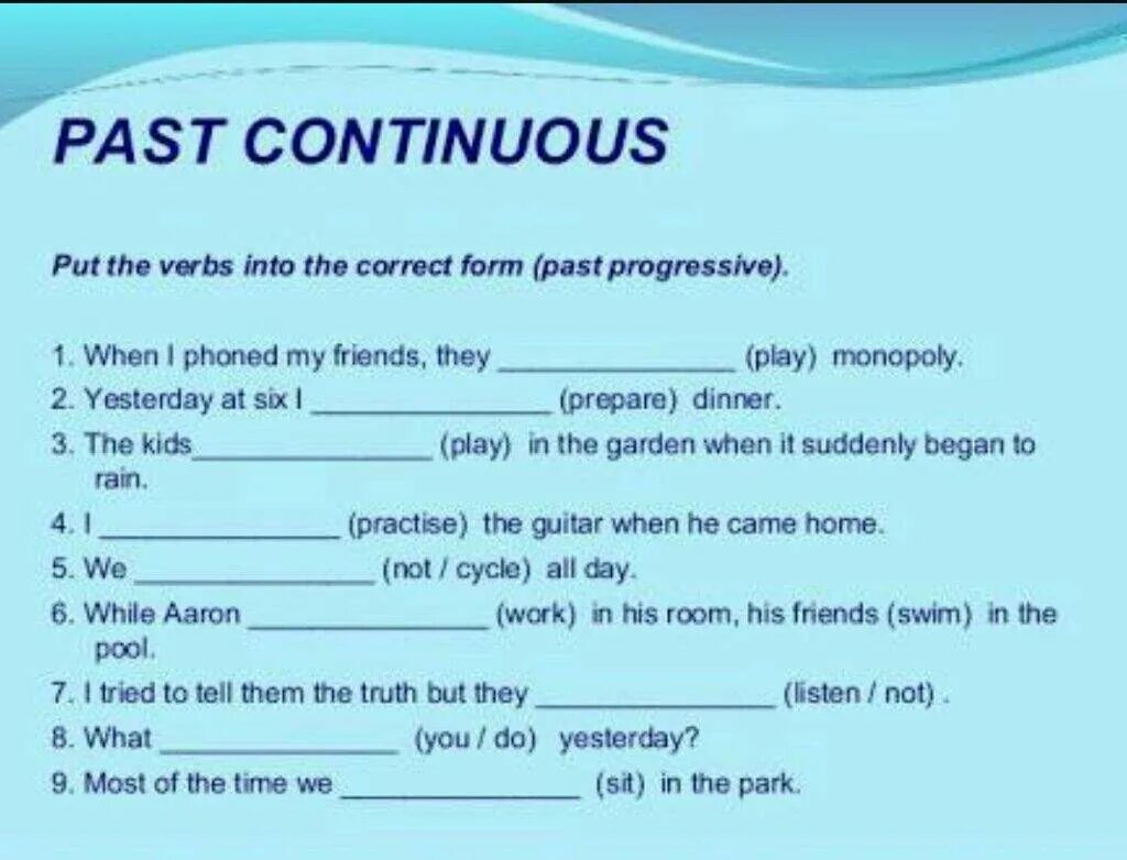 Present continuous past continuous 6 класс. Паст континиус в английском языке упражнения. Past Continuous exercises 5 класс. Задания на паст континиус 7 класс. Задания на past simple и past Continuous.