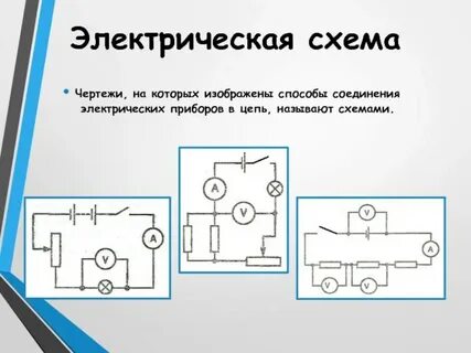 Как называется чертеж схемы
