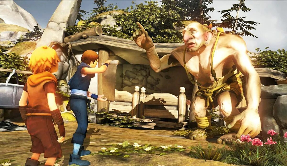 Brothers two sons обзор. Two brothers игра. brothers: a tale of two sons. brothers a tale of two sons геймплей. a tale of two sons remake.