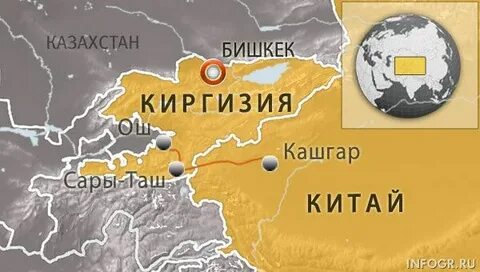 Граница китая и кыргызстана