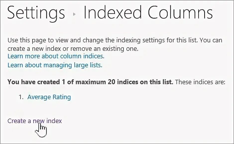 Index column is out range