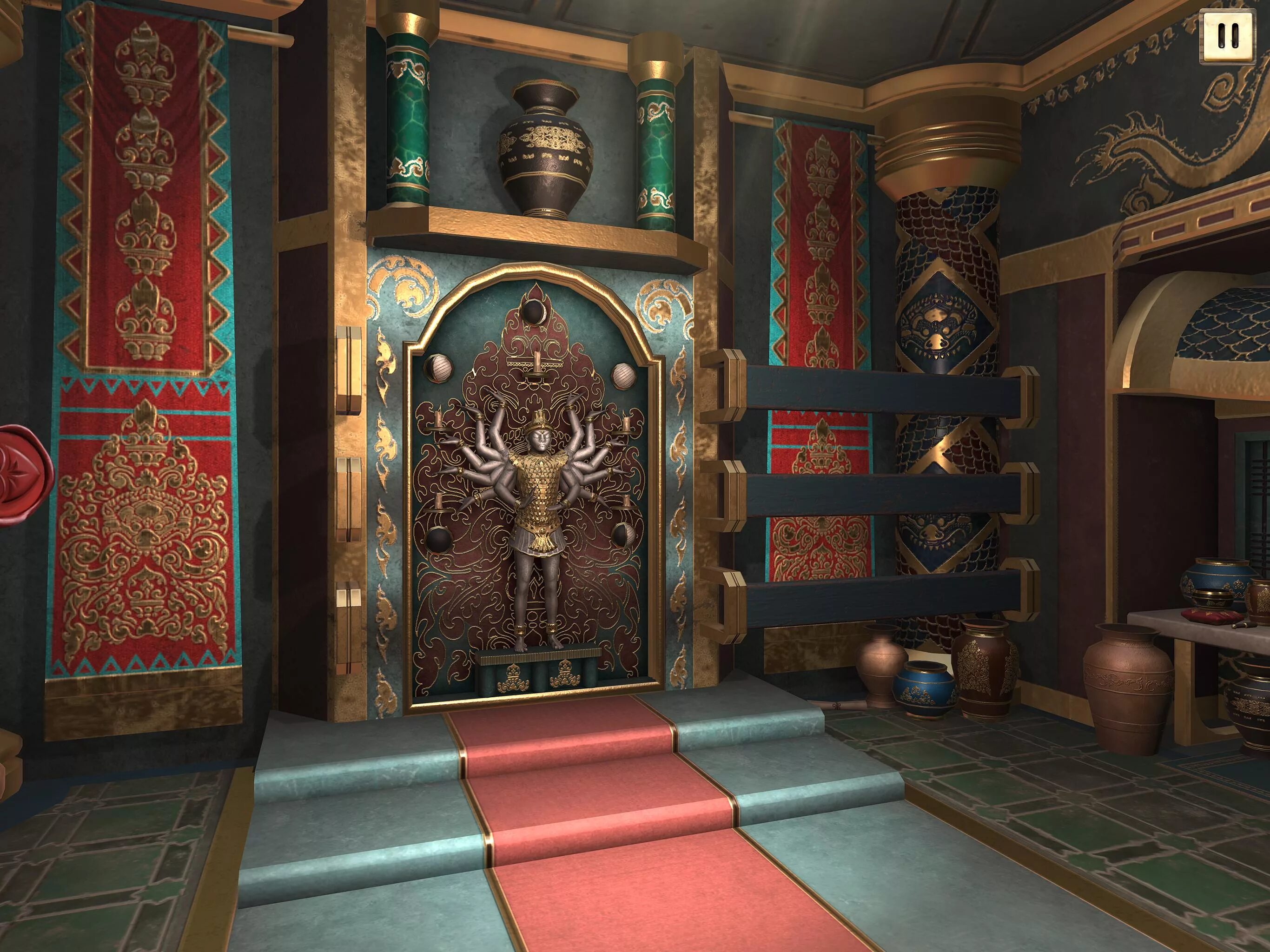 Escape room temple