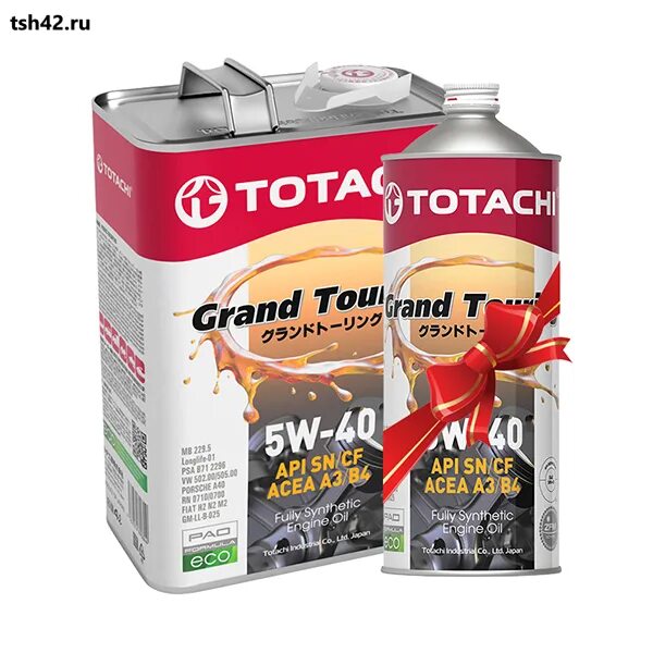 Totachi grand touring 5w 40. TOTACHI Grand Touring 5w-40 4л. Тотачи 5w40 Grand Touring. Моторное масло Тотачи 5w40 синтетика.