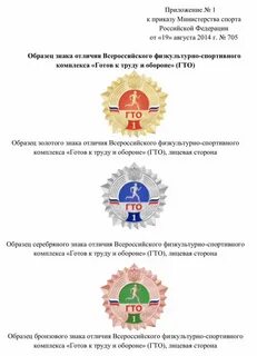 Каков норматив для получения золотого знака отличия