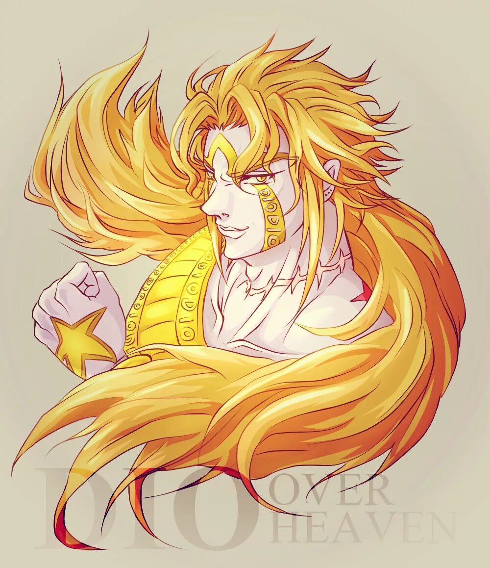 Дио овер хевен арт. Дио овер хевен. Дио овер хевен. Dio over. Дио брандо овер хевен.