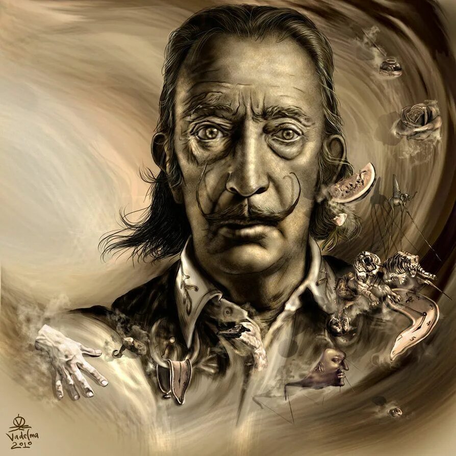 Дали писатель. Salvador Dali. Сальвадор дали портрет. Dali Salvador Dali портрет. Сальвадор автопортрет.