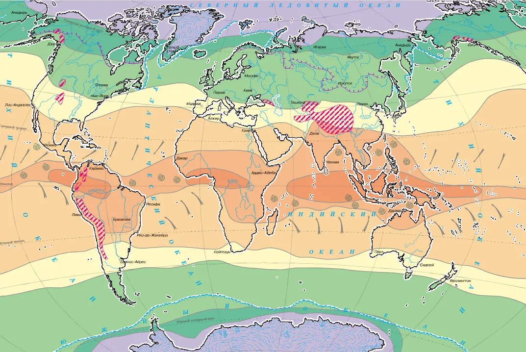 Природные зоны расположенные в умеренном поясе. Карта климатических поясов мира. Климатические пояса земли карта. Кліматичні пояси світу карта. Климатические пояса земли на карте мира.