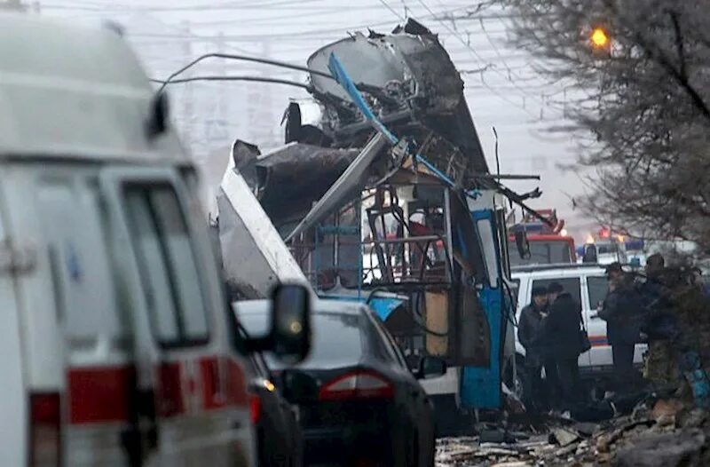 30 Декабря 2013 год Волгоград взрыв троллейбуса.