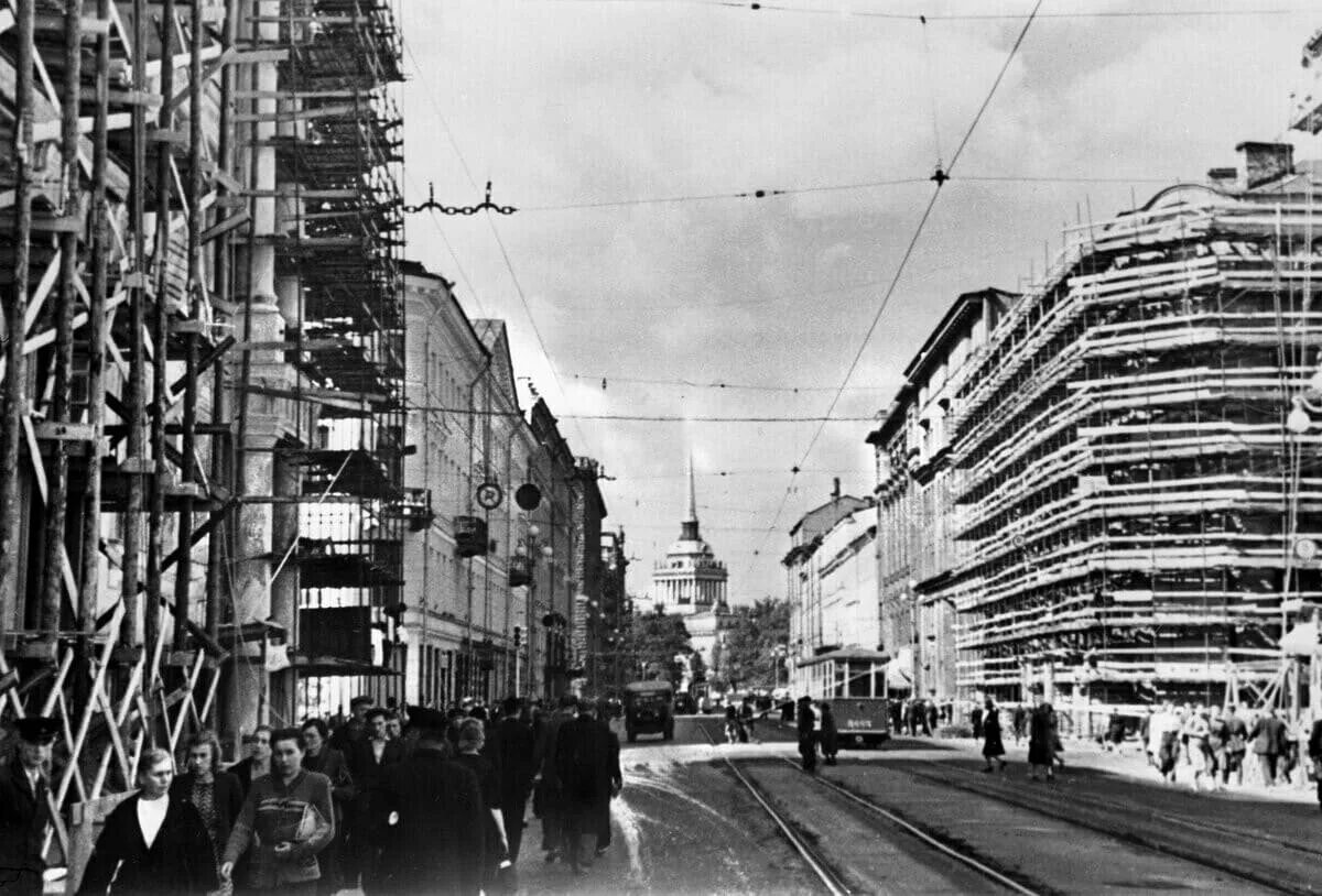 Ленинград после войны 1946. Ленинград город 1946. Страна с городом ленинградом