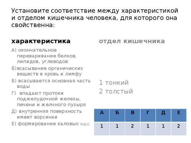 Установите соответствие между свойствами звука. Установите соответствие между характеристиками. Характеристикой и отделом кишечника человека. Установите соответствие между характеристиками и отделами кишечника. Характеристика отделов кишечника.