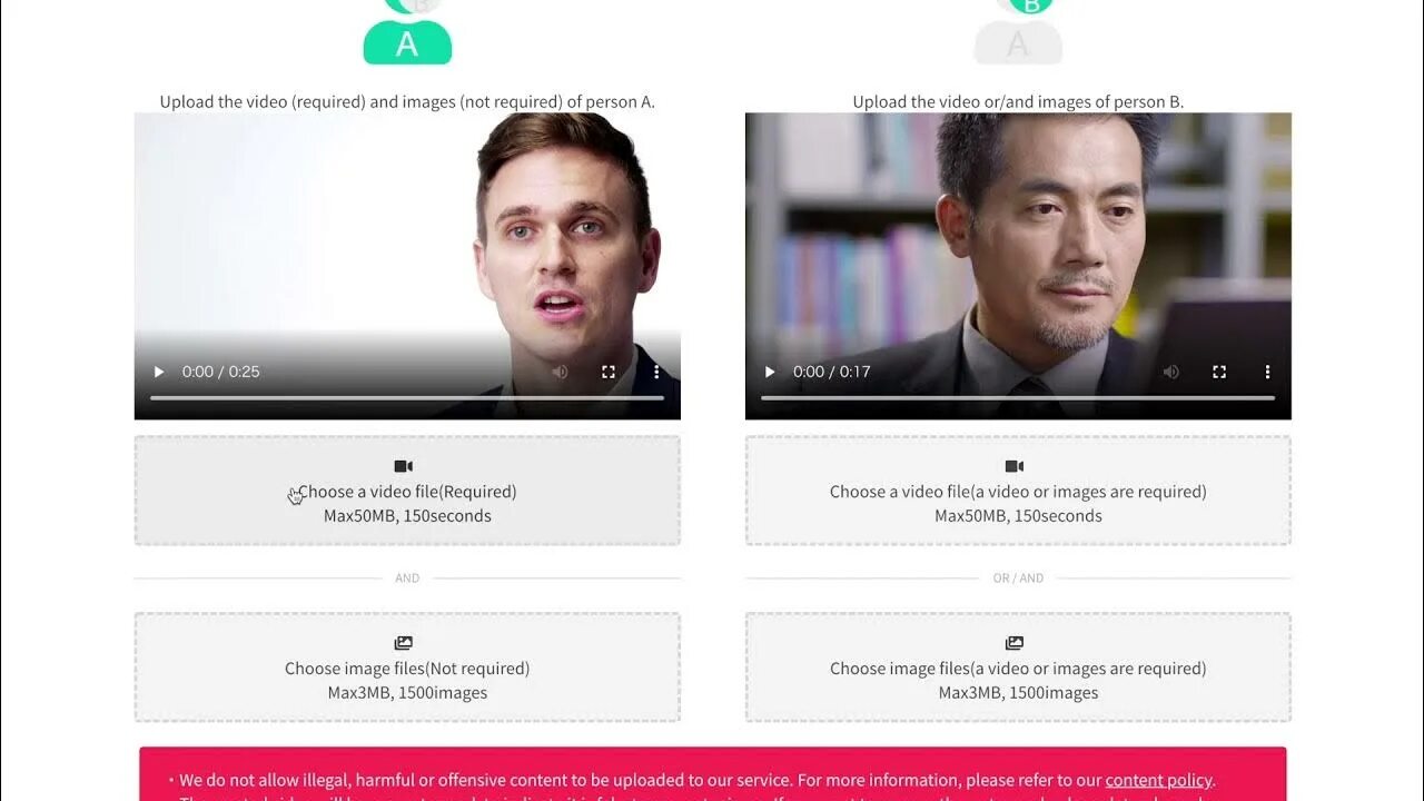 Deepfake video create