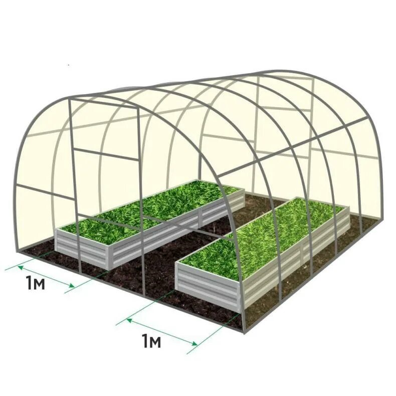 Как сделать грядки в теплице 3х4. Комплект грядок для теплицы 3*4 из двух грядок (1*3,75 м-2 шт), высота 0,2 м. Грядки в теплицу 3 на 4. Оцинкованные грядки для теплицы 3х4. Грядки в теплице 3на 6 м.