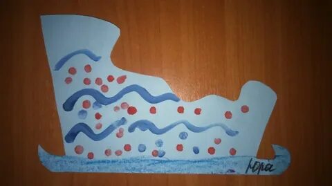 Аппликация санки