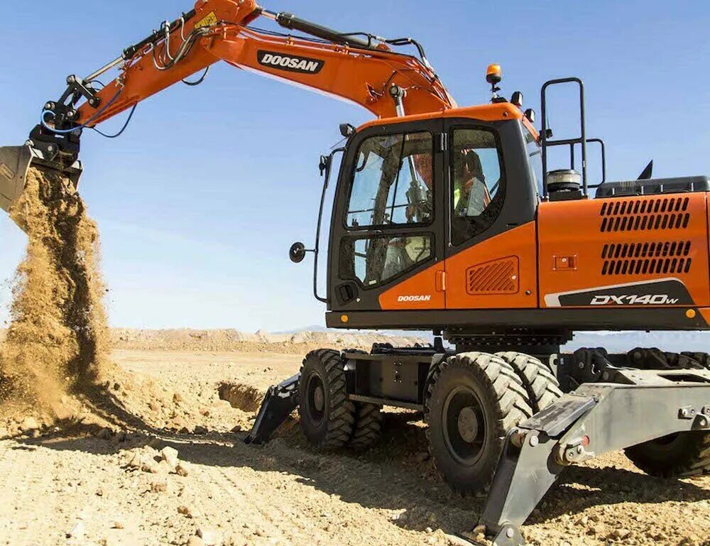 Экскаватор колесный jcb 17,8т. Jcb js175w. Экскаватор doosan dx140w. Jcb 200 колесный. Аренда экскаватора на колесном ходу.