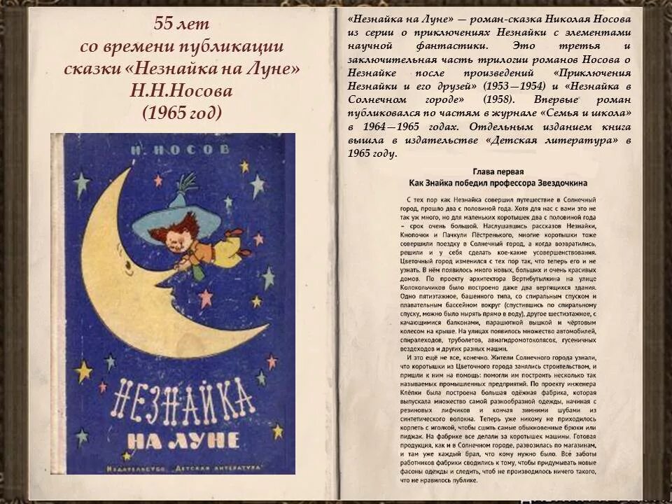 Отзыв на произведение незнайка на луне. Носов Незнайка на Луне 1965. Носов Незнайка на Луне 1965 г. Книга Незнайка на Луне 1965г. Носов Незнайка на Луне отзыв.