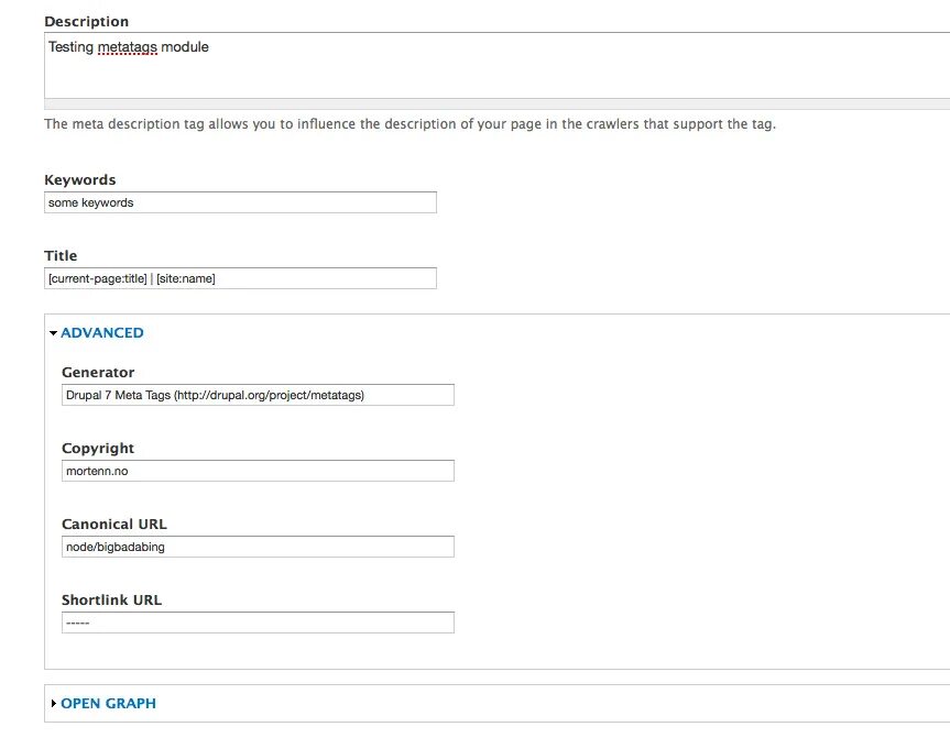 Друпал metatag. Описание страницы (description). Плитка тегов Drupal. Как заполнить МЕТА Теги Drupal. Description страницы