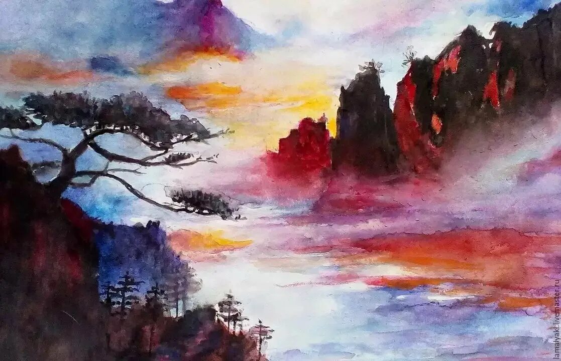 художник венета дочева. акварелисты пейзажисты. акварели салли уолш. алексей харитонов художник акварелист. пейзаж цветными карандашами.