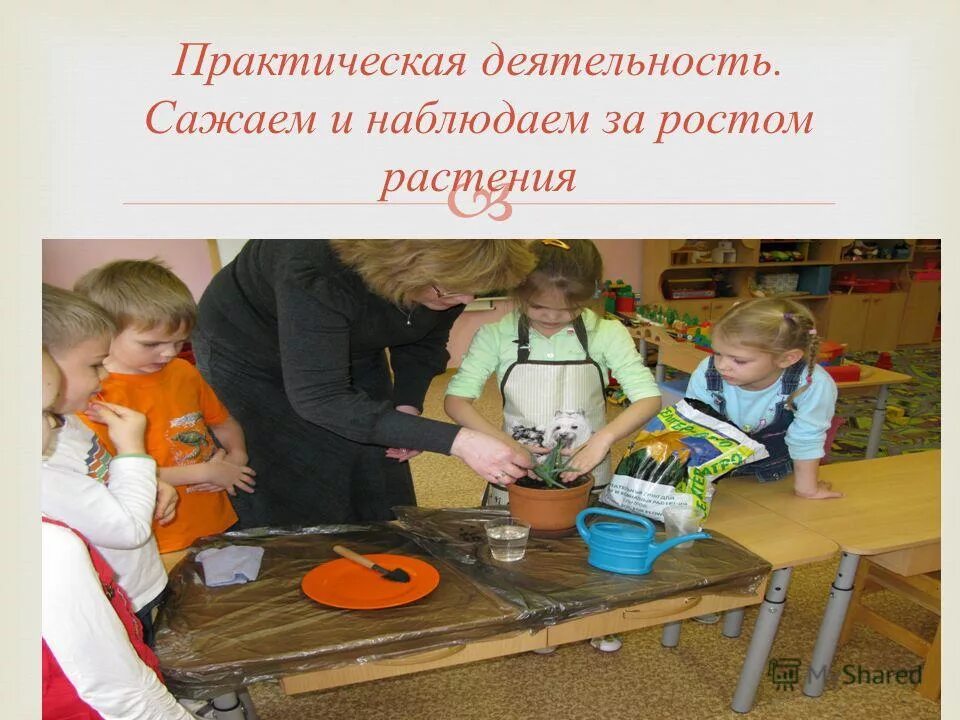 посадите следящих