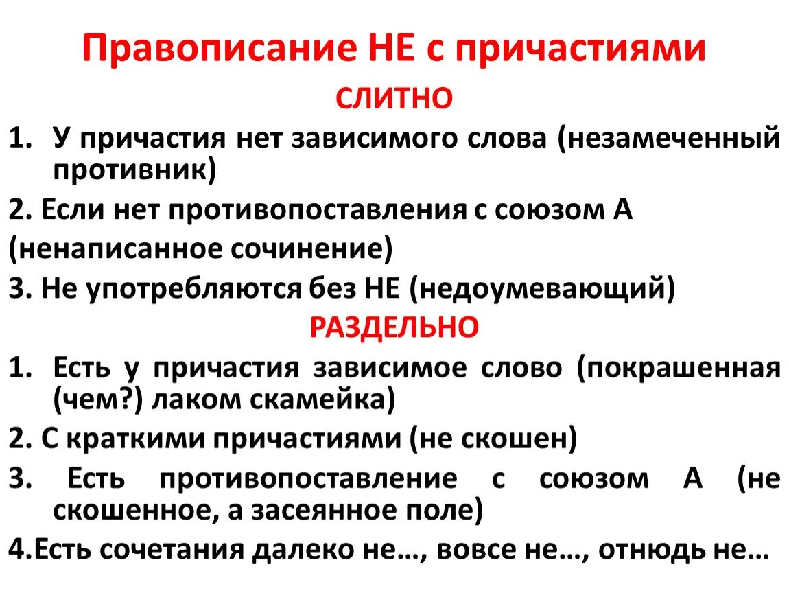 Написание не с полными причастиями. Правописание не с причастиями. слитное написание не с причастиями. слитное написание не с причастиями примеры. написание не с краткими причастиями.