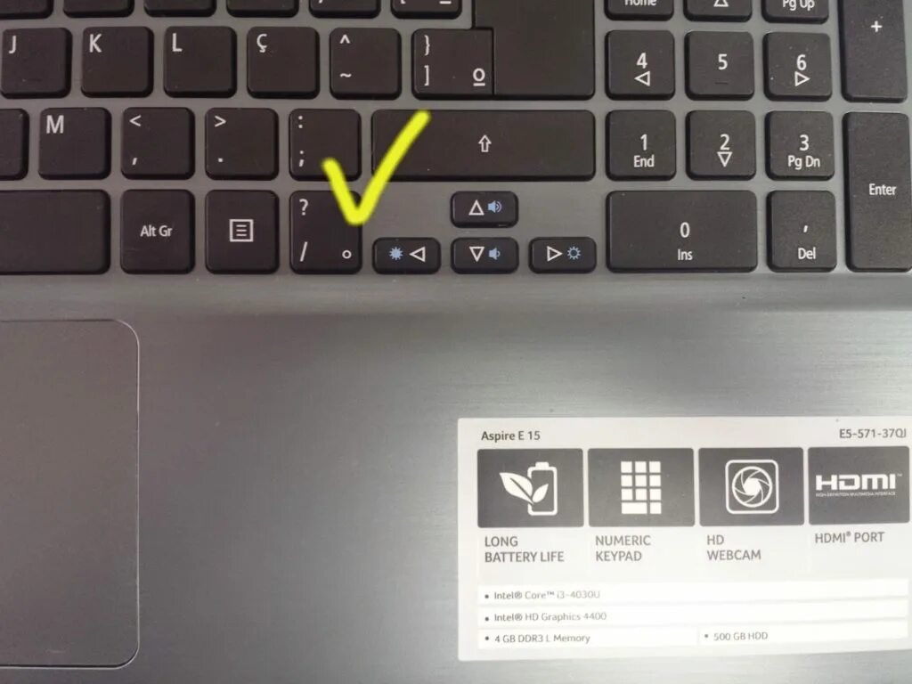Как на ноутбуке включить букву. Acer Aspire 3 блокировка клавиатуры. Клавиша end на ноутбуке Acer. Кнопка блокировки клавиатуры на ноутбуке. Кнопка end на ноутбуке Acer.