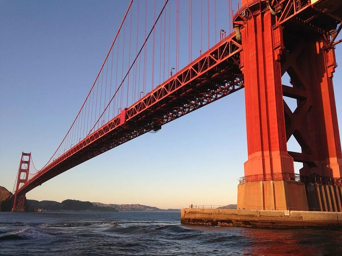 В сша через мост. США мост Голден гейт. Мост «золотые ворота» (Сан-Франциско, США). Мост Сан Франциско. Golden Gate в Сан-Франциско.